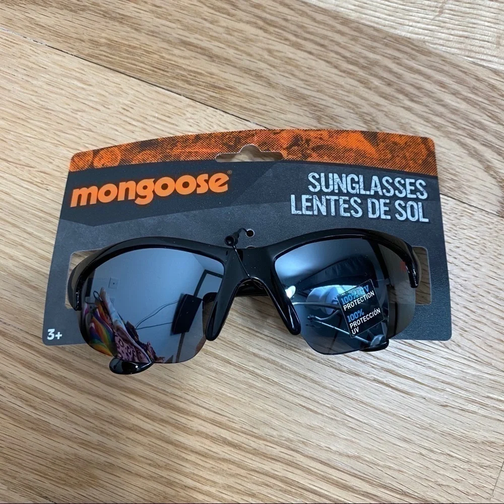 Mongoose Men’s Black Sunglasses NWT 100% UV